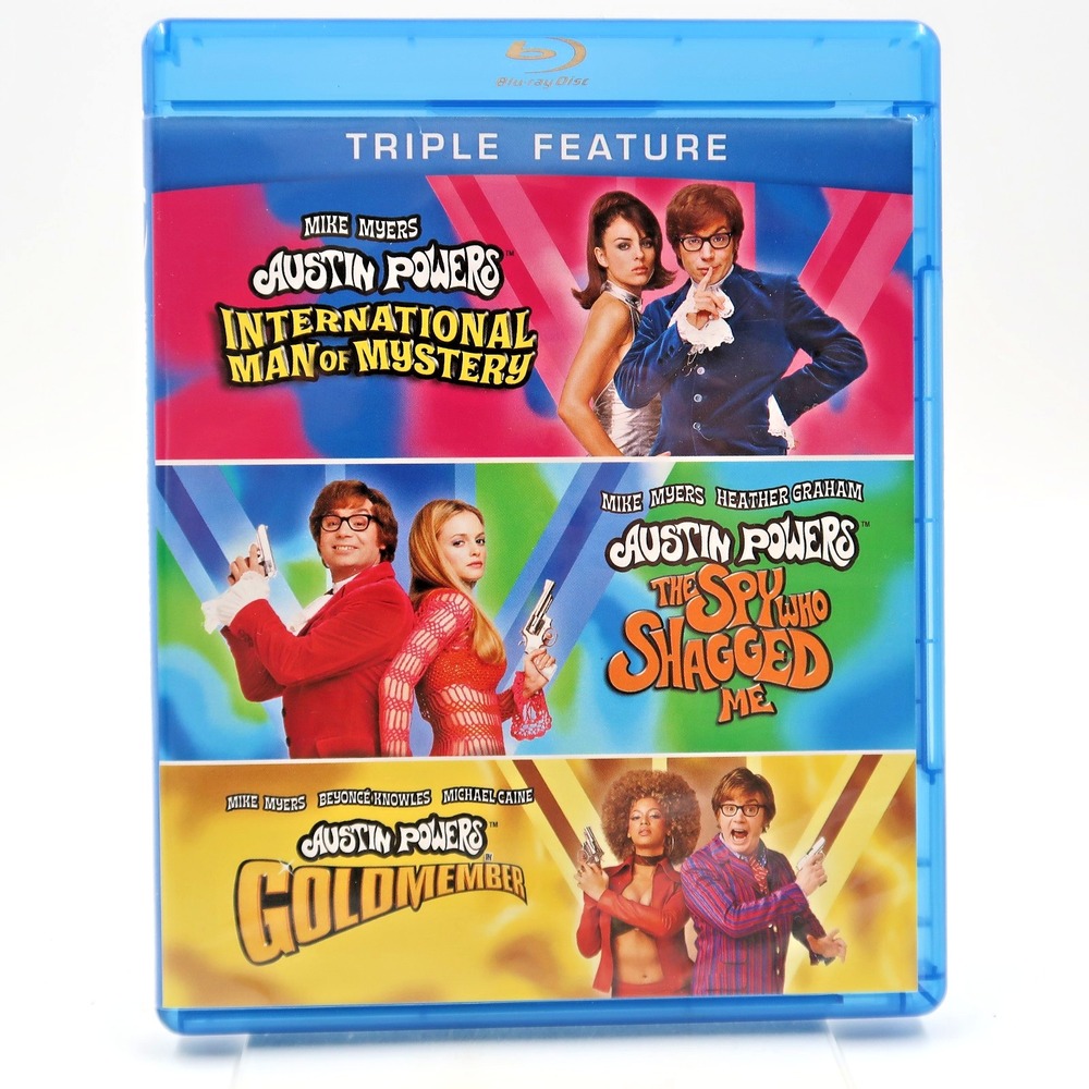 Austin Powers 3-Movie Trilogy Blu-Ray Mike Myers Comedy Collection